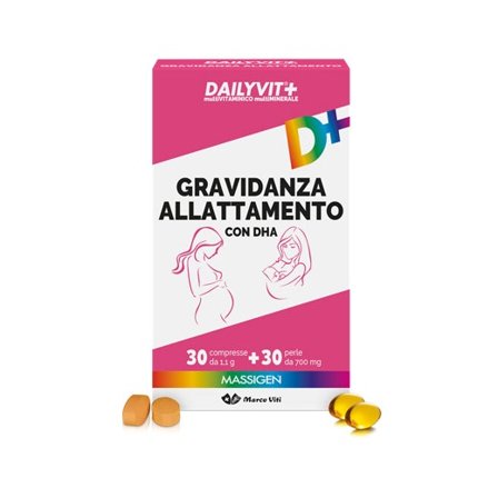 Dailyvit+ Gravidanza /Allattamento 30 Perle+30 Compresse