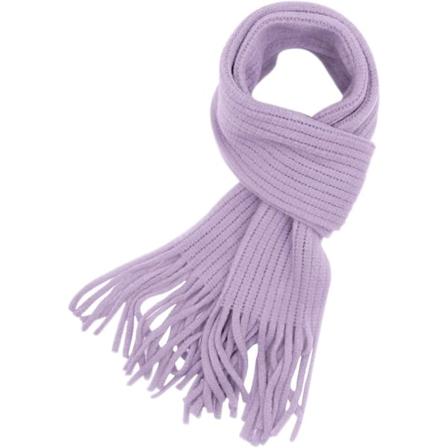 y Lasten Neulotu Neulehuivi Tupsu Pehme L mmin Kaula L mmin K re Pojille Tyt ille Violetti