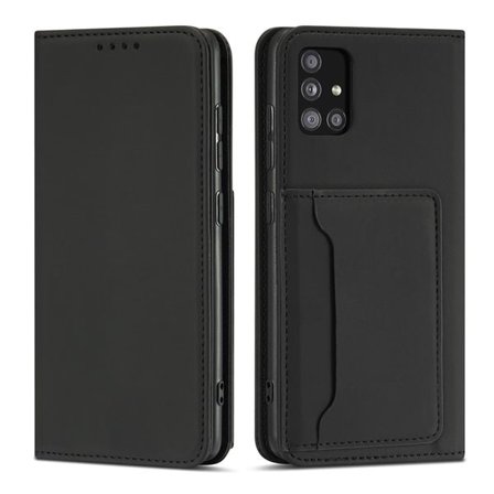 Magnet Korttikotelo Kotelo Xiaomi Redmi Note 11 Pro Pussi Lompakko Kortinhaltija Musta