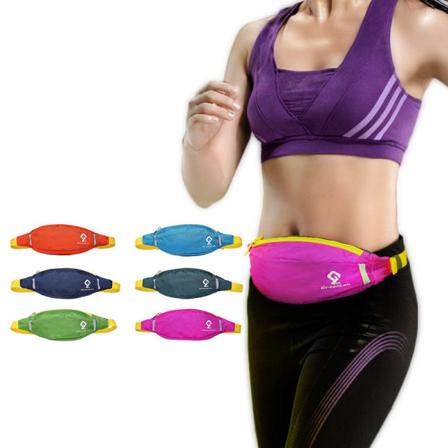 Fanny Pack Löpbälte Midjeväska Organizer Multifunktionell Utomhus Vattentät 1st Orange 23*8*11CM