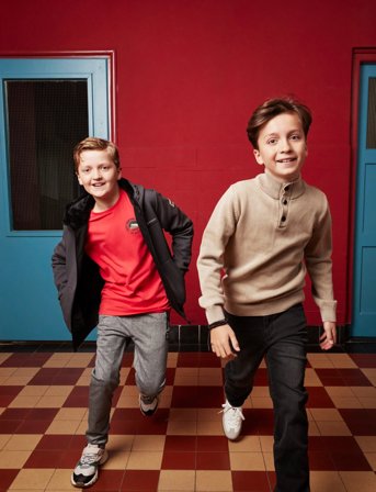 Indian Blue Jeans Knitted Col Buttons Washed - Beige - 152