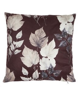 Tyynynpäällinen Montana lehtikuvio 1 kpl Viininpunainen