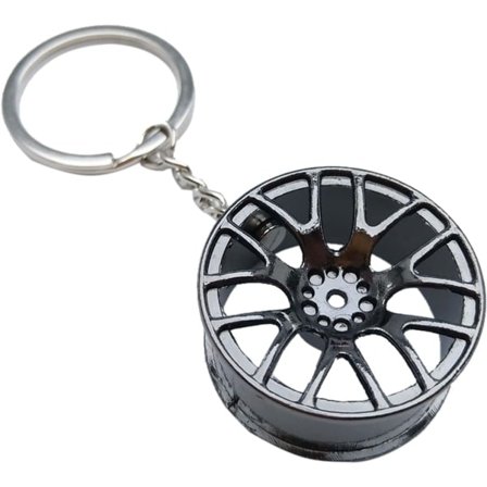 Nyckelring i metall för bilhjul = IC