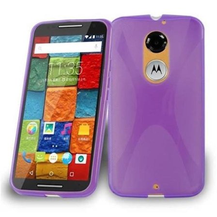 Motorola MOTO X (2.Gen.) VIOLET Fodral Cadorabo DESIGN