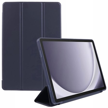 SKALO Samsung Tab A9 Trifold Suojakotelo - Tummansininen
