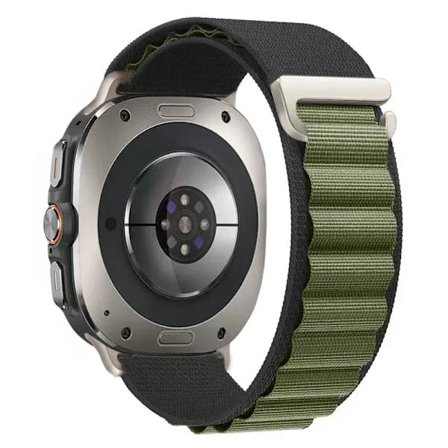 Alpine Nylonarmband kompatibel med Samsung Galaxy Watch 8 44mm 40mm Classic 46mm Bekvämt armband Galaxy Watch Ultra 2025 47mm