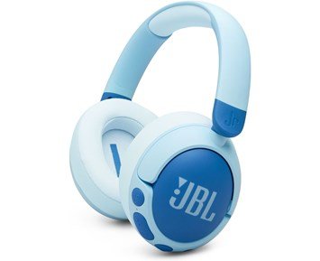 JBL JR470 - Blue - Trådlösa barnhörlurar med aktiv brusreducering