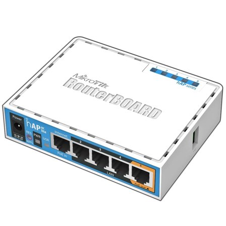 MikroTik RouterBOARD hAP ac lite RB952UI-5AC2ND - trådløst tilgangspunkt - Wi-Fi 5
