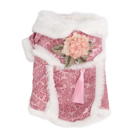 Efterår og vinter Små hunde Kjole Kæledyr Hunde Kinesisk nytår damer kinesisk stil Festtøj