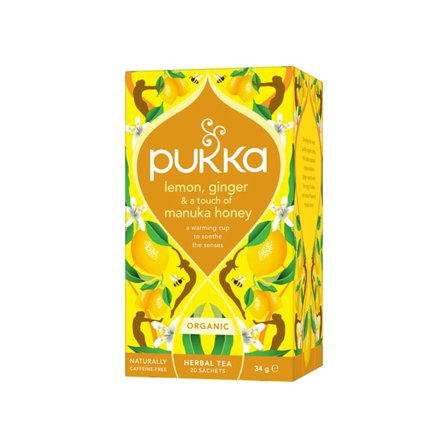 Pukka Urte-te Sitron Ingefær & en touch av Manukahonning ØKO 20 stk