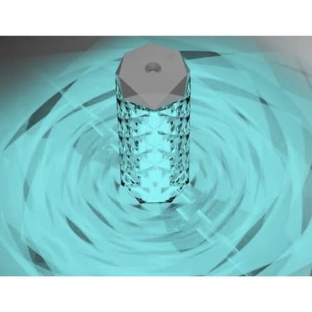 Aroma Diffuser Ilmankostutin 2-in-1 RGB Yövalo Kristalli—pa