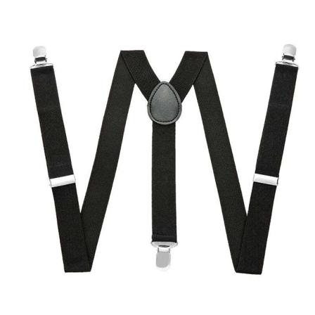 Smala Svarta H ngslen med Kl mmor - Stilfullt Modeaccessoar Black one size