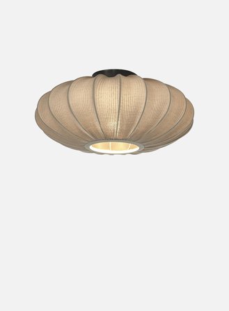 Mamsell takplafond Ø45 - varmgrå tekstil