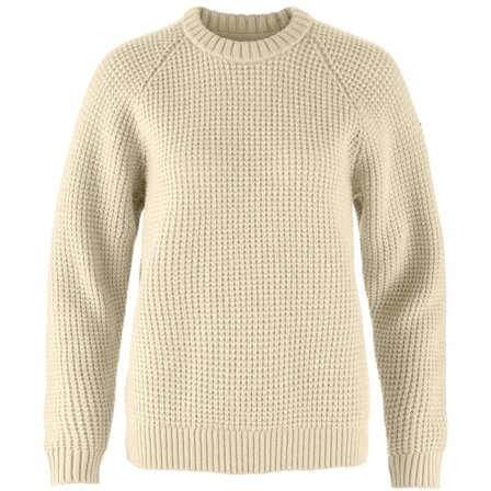 Fjällräven Women's Övik Waffle Knit in Light Beige | Size: XL, Wool/Knit