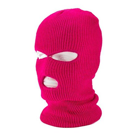 Huvudbonad i stickad fleece med tre hål, balaclava, taktisk varm mössa