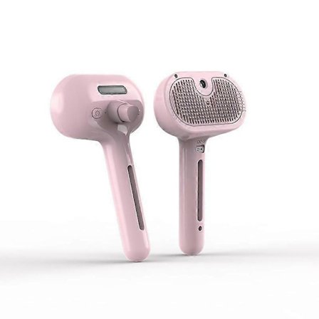 Misty Børste til Hunde, Misty Børste til Katte, Misty Børste 3 I 1 Dampkæledyrsbørste_Billige gaver Pink