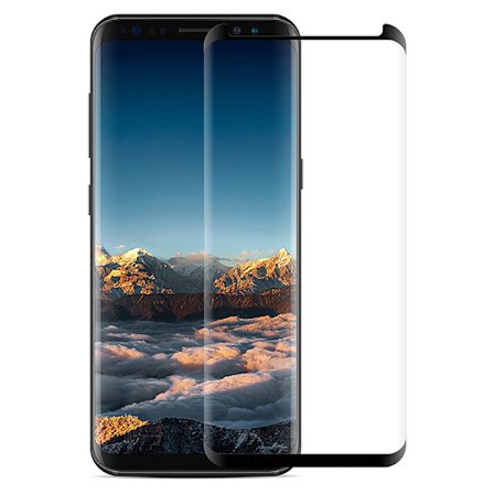 1-Pack SAMSUNG S8 PLUS Skærmbeskyttelse - Hærdet Glas 9H - Super kvalitet 3D