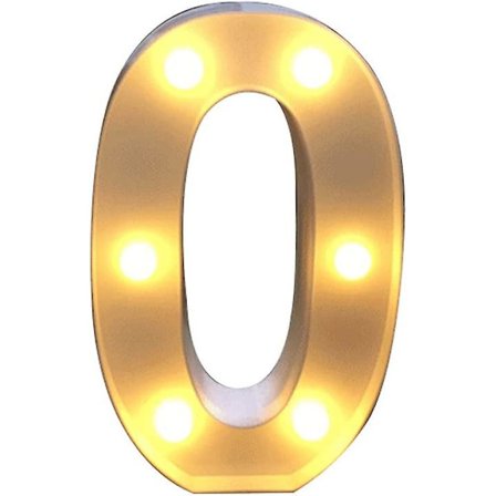 Numero Valo Merkki Marquee Numero Valo Ylös Marquee 0-9 Numerot Valot Merkki Acsergery Lahja