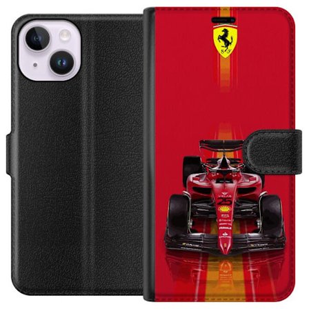 Yhteensopiva Lompakkokotelo Apple Apple iPhone 14 Ferrari Formula 1 -auto ikonisessa punaisessa muotoilussa urheilullisella tarkkuudella