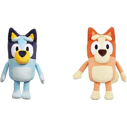 Bluey Bästa Kompis och Bingo Extra Stor 28cm Plysch Officiell Samlarfigur Mysig Jumbo Mjuk Leksak (FMY)