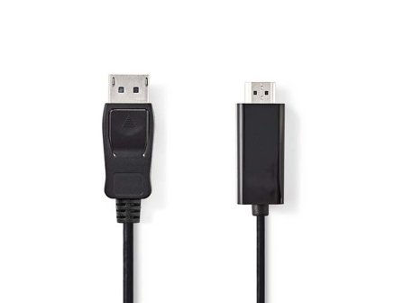 NEDIS Kabel DP Ha - HDMI Ha 1m - Lyreco - Datorprodukter - Kablar och adaptrar - Displayport