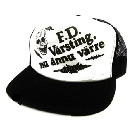 Cap Trucker Cap - "F.D. Värsting nu endnu værre" (svensk)