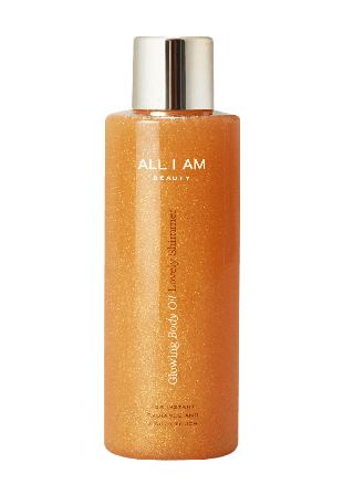 ALL I AM BEAUTY Glowing Body Oil - Lovely Shimmer Bodylotion & kroppsoljor Dam 100 ML