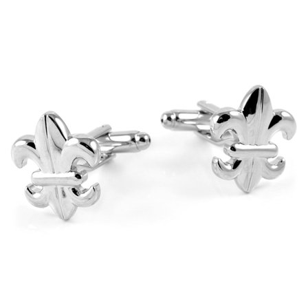 Spinki do mankietów fleur-de-lis dla mężczyzn