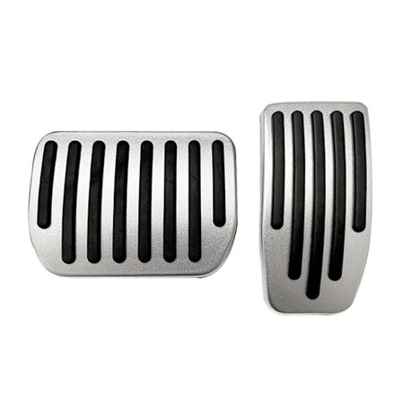 Halkfria fotpedaler, halkfria gas- och bromspedaler i aluminium