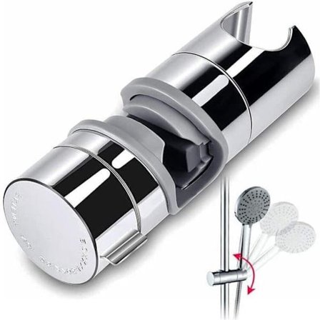 Käsihuihkuteline suihkutankoon, säädettävä 20–25 mm ABS – Varaosa käsihuihkulle