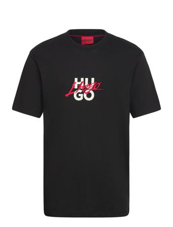 Dlongny Designers T-Kortærmet Skjorte Black HUGO