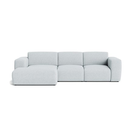 Aurelia chaiselong sofa, venstrevendt - Aragon Krystal blå - 295x160x78 - Sofa, chaiselong