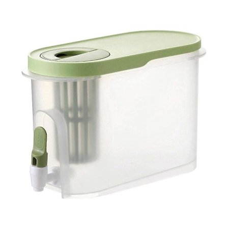 Kotitalouden kylmävesikannu hanalla, kylmävesiastia, keittiön hedelmäjuomien tiivistyskone