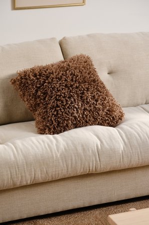 Jotex - Putetrekk 50x50 Cm brun - LUDDE - Kjøp Pynteputer & trekk hos Jotex