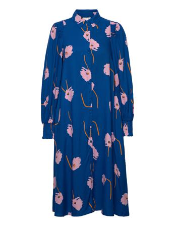 Yasorchido Ls Midi Shirt Dress S. Patterned YAS