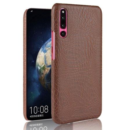 Huawei P30 - Krokodil Mönster Skal - Brun Brown Brun