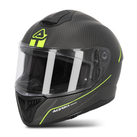 Casco Integrale Acerbis Tarmak Nero/Giallo Fluo M