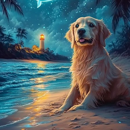 5D diamantmålning djur full DIY rund diamant fyrkantig diamant väggkonst-3