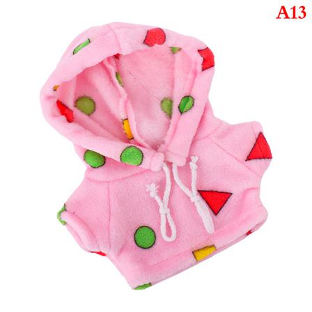 30 Cm Mini Yellow Duck Plyschleksak Endelad Kläder Och Hattar Tillbehör