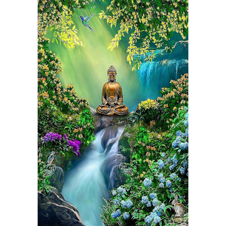 Pussel för vuxna Buddha Staty Träpussel - Pussel Praktiskt Spel - Familjedekoration (F2,)