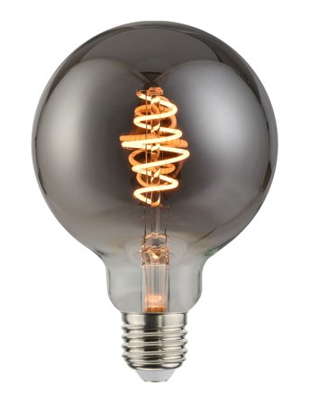 Nordlux Deco Spiral |E27|Globe|Røgf. - Grey - ONE SIZE