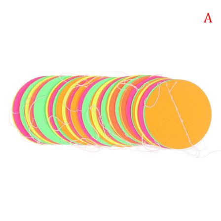1ps Luminous Tape Neon Paper Girlander hängande Dot Star Glow i t A