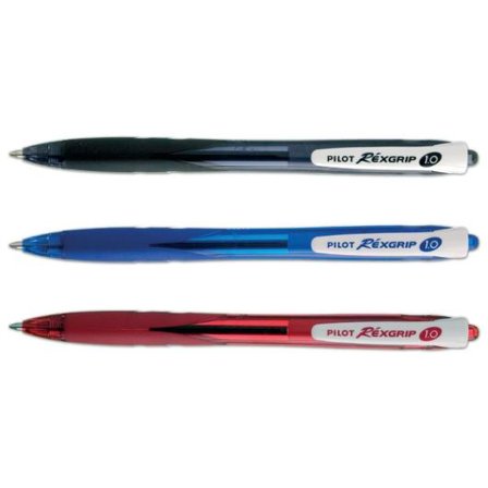 PILOT Kulpenna Begreen Rexgrip mediumspets 1,0 mm svart - Lyreco - Kontorsmaterial - Pennor - Kulpennor