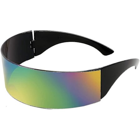 80'er futuristiske visir solbriller mænd kvinder futuristisk punk stil B2740_s