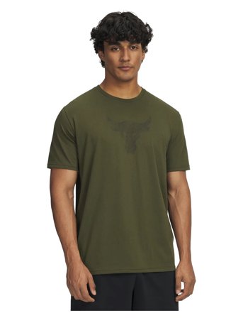 Under Armour Ua Pjt Rck Brahma Bull Ss - Khaki green - M