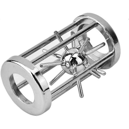 Hjernetrimbur, Intelligens Låse Opp Bur, Legering Låse Opp Sammenlåsende Støpespiraler Puslespill Leker for Sinn IQ Logikk Test Frigjøringsspill