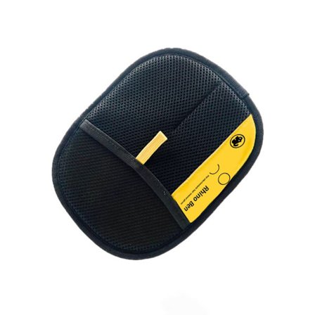 Kjæledyrstellhansker - To stykker - Gjenbrukbare - For vask, røyting og stell - Gul etikett