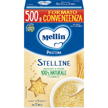 Mellin Pasta Stelline 500g