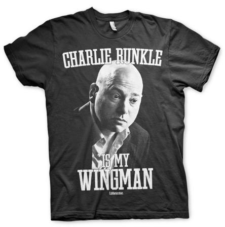 Charlie Runkle Is My Wingman T-shirt (Sort) S