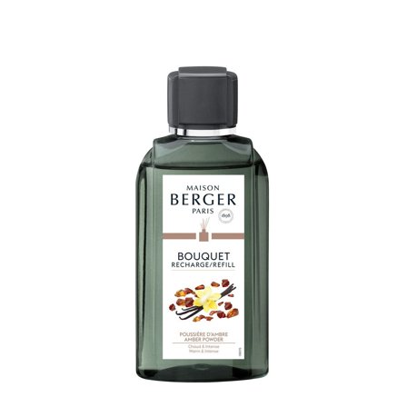 Maison Berger Paris Bouquet Parfumé Ricarica per Diffusore Poussière d'Ambre 200ml - Profumo per Diffusore